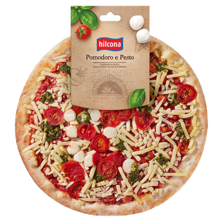 Hilcona_SteinofenPizza_Pancetta_Pomodoro_Pesto_390g_Pack